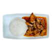 Sweet Crispy Chicken with Rice